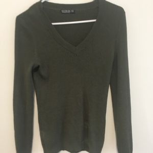 Cotton On V Neck Chunky Sweater
